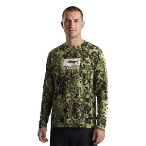 เสื้อยืดตกปลาลายพรางป่ามาฮีมาฮีน้ำหนักเบาป้องกันแสงแดด UPF50+ เสื้อเชิ้ตแขนยาวผู้ชายกันน้ำ - Product Image 2