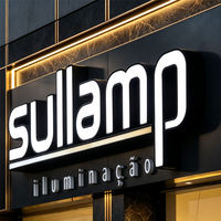 Enseignes lumineuses LED personnalisées pour entreprises, lettres 3D, étanches IP65, avec télécommande, pour la décoration de devantures de magasins