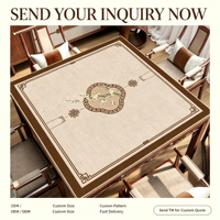 Tapis de Mahjong Personnalisé Guandan, Nappe Antidérapante, Réductrice de Bruit, Résistante à l'Usure, Anti-Taches, Facile à Nettoyer pour Salle de Jeu