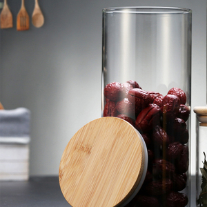 Set di Barattoli da Cucina per Conservazione di Tè, Caffè, <span class=keywords><strong>Zucchero</strong></span> <span class=keywords><strong>e</strong></span> Spezie, <span class=keywords><strong>Contenitori</strong></span> in Vetro Borosilicato per Alimenti - Product Image 2