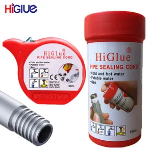 Higlue 55 ท่อซีลสายไฟน้ํารั่วซีลเทป,แก๊สสาย Ptfe ด้ายซีลเทป 1/2 "2", ความกว้าง 1 แพ็คสําหรับโพรเพน