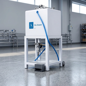 Machine de sablage à pédale robuste pour la préparation de surfaces industrielles, le nettoyage abrasif et la finition des composants métalliques - Product Image 4