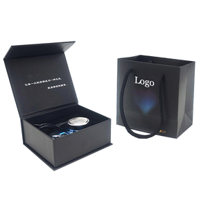 Tùy Chỉnh Màu Đen Mờ Cứng Nhắc Giấy Các Tông Từ Hộp Quà Tặng Cửa Sổ Ribbon Dập Nổi Có Thể Tái Chế Bao Bì Cho Máy Cạo Râu Thiết Bị Điện Tử - Product Image 5