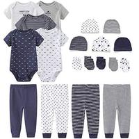 Luxe Offre Spéciale bébé vêtements ensemble 100% coton infantile garçons filles barboteuse ensemble pour nouveau-né cadeau ensemble