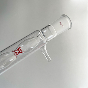 Condenseurs en verre borosilicaté Labic Allihn Verrerie scientifique de laboratoire OEM personnalisable avec chambre à air à ampoule - Product Image 2