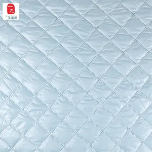 380T damped nylon ultrasonic quilting press quilted fabric Cotton clothing cloth with cotton cloth