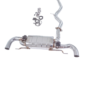 Direct usine 2023 pour BMW <span class=keywords><strong>330e</strong></span> G20 2.0T <span class=keywords><strong>Hybride</strong></span> B48 Section intermédiaire du système d'échappement à tambour unique et double valve haute performance en acier inoxydable 304 - Product Image 3