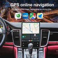 Navihua Nueva Actualización para Porsche Panamera 2010-2018, Pantalla Táctil Android de 12 Pulgadas Estilo Tesla, Reproductor Multimedia DVD, Carplay, GPS, Radio