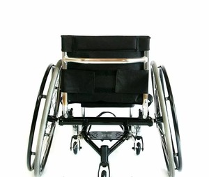 Silla de Ruedas Ligera de Aluminio Topmedi para Danza, Ruedas Traseras de Liberación Rápida de 24 Pulgadas, Asiento Acolchado, Ancho de Asiento Personalizable de 30-40 cm - Product Image 3