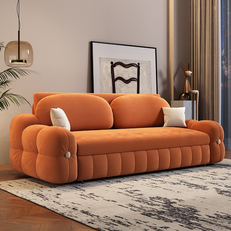 Terciopelo esmerilado-naranja