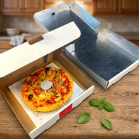 Boîte à pizza SP3144 en kraft empilable et robuste pour service de livraison rapide de repas commerciaux