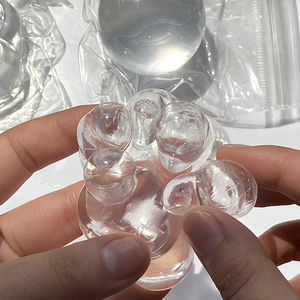 Nouveau style 2025 – Jouet anti-stress en forme de patte de chat, idéal pour la maternelle, cadeau Kawaii pour soulager le stress, patte de chat chromée - Product Image 2