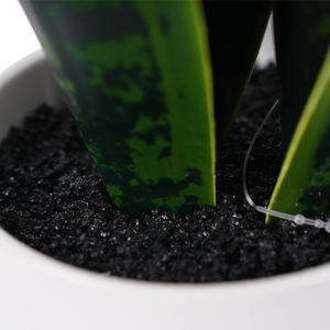 Mini árbol de agave artificial serpiente planta interior <span class=keywords><strong>Sansevieria</strong></span> bonsái para decoración del hogar en maceta interior Ornamental Mini <span class=keywords><strong>dormitorio</strong></span> de plástico - Product Image 2
