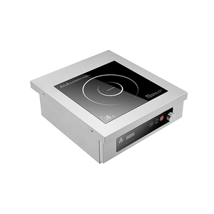 Cuisine utilisée 3500W vente chaude bouton de commutation en acier inoxydable boîtier Table commerciale Induction Wok cuisinière - Product Image 3