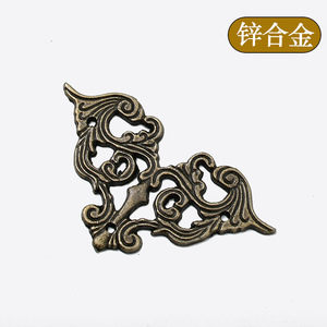 Metal <b>Corner</b> <b>Protector</b> Bronze Antique Style Decorative Edge Guard Hardware Accessory - Product Image 4