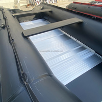 Bateaux de pêche gonflables en PVC Hypalon CE, bateau gonflable rapide en caoutchouc avec moteur, grand bateau de sport gonflable à grande vitesse, bateau de sauvetage de 5 mètres