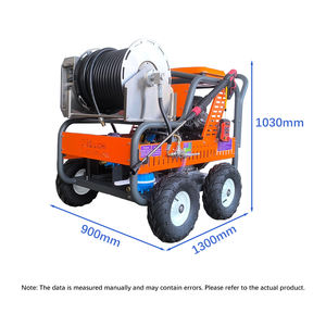 LC Nouveau Moteur à Essence 37HP Télécommande 170bar 70LPM <span class=keywords><strong>Pompe</strong></span> Haute Pression Nettoyeur de Tuyau d'Eau Nettoyeur de Vidange d'Eau Déblocage - Product Image 2