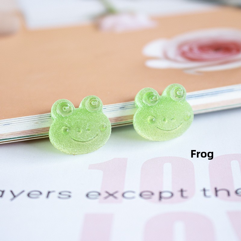 Gradient green frog