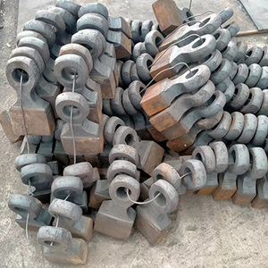 Têtes de marteaux en acier au manganèse de qualité industrielle, haute dureté 220, pour concasseur de sable miniature, vente en gros - Product Image 4