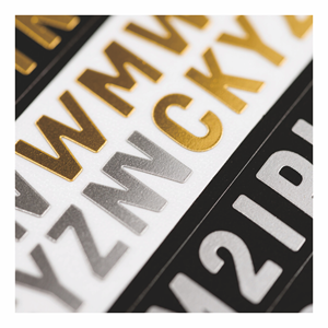 Offre Spéciale personnalisé holographique 3D transfert <span class=keywords><strong>lettres</strong></span> Logo autocollants décalcomanies - Product Image 2