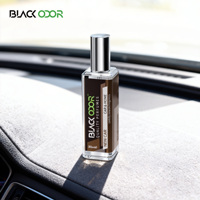 Désodorisant de voiture en verre de luxe BLACK ODOR, parfum d'ambiance, désodorisant à évaporation naturelle, parfum longue durée, aucune électricité requise