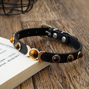 <span class=keywords><strong>Collar</strong></span> para Mascotas con Incrustaciones de Piedras Preciosas de Ámbar, Diseño Retro de Lujo, Estilo Japonés y Coreano, Bufanda para Gatos y <span class=keywords><strong>Collar</strong></span> para Perros Pequeños - Product Image 2