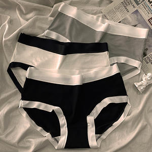 Mutandine da donna Anti-batteriche in vita elastica traspirante ad asciugatura rapida mutandine di uso quotidiano a vita media-taglia unica - Product Image 4