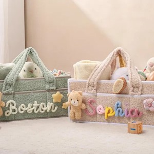 Cesta de Almacenamiento Personalizada Uionen con Nombre, Organizador para Habitación de Bebé, para Cosméticos y Artículos Diarios - Product Image 2