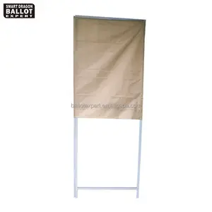 Design Folding Table Election Booth Stand Metal Voting Booth