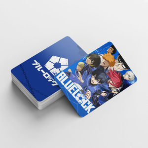 92 unids/caja de dibujos animados Blue Lock Isagi Yoichi Bachira 60 Uds tarjeta <span class=keywords><strong>Lomo</strong></span> 32 Uds pegatinas accesorios de Cosplay tarjetas de Anime de papel coleccionables - Product Image 4