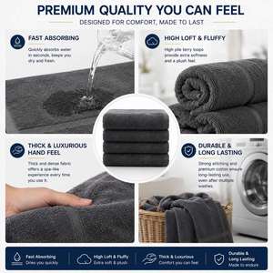 Custom Logo High Quality 100% Cotton Embossed Jacquard Knitted Technics Luxury Hotel <b>Bath</b> Beach Towel - Product Image 4