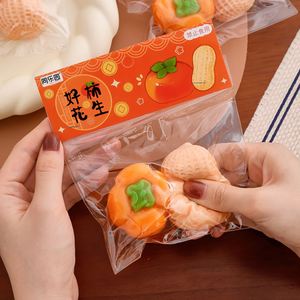 NOUVEAU Jouet anti-stress en forme d'arachide, kaki porte-bonheur, signe de bonnes choses à venir, pour enfants et adultes, jouet de bureau - Product Image 2