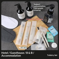 Kit de brosses à dents et dentifrice jetables à poils souples, emballés individuellement, pour hôtels, maisons d'hôtes et gîtes (articles de toilette)