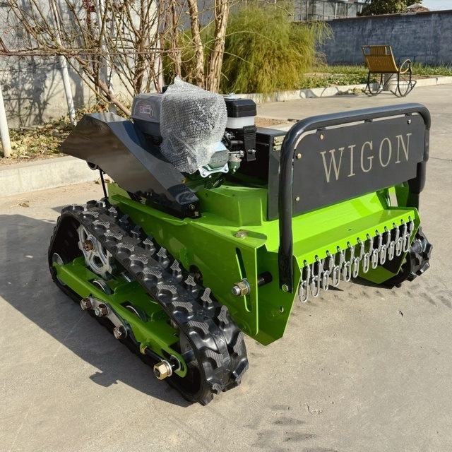 New Design Gasoline Engine High-power Remote Control Lawn Mower Robot Lawn Mower Multi-purpose Remote Control Lawn Mower