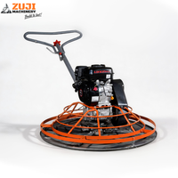 Truelle à béton à essence ZUJI haute puissance ZJ100, 150 tr/min, profondeur de travail 8-10 cm, moteur et boîte de vitesses, finisseur de ciment
