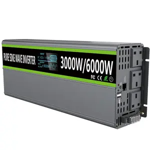 SUYEEGO 500w 1kw 2kw 3kw 5kw 6kw inversor power inverter 24v 110v 12v to 220v inventors off grid solar pure sine wave inverter