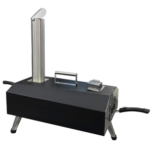 2in1 Multifunctional Modern Powder Coated Steel Metal Household Outdoor Charcoal/<strong>Gas</strong> Pizza Oven <strong>Tabletop</strong> Smokeless Pizza <strong>BBQ</strong> - Product Image 6
