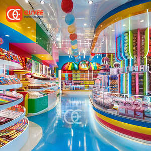 Новое украшение, современный сладкий прилавок, киоск, конфетный дисплей, светодиодный светильник, конфетный магазин - Product Image 2