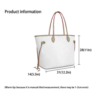 Bolso Tote Personalizado con Estampado de <span class=keywords><strong>Ciervo</strong></span> y Hoja de Arce <span class=keywords><strong>Canadiense</strong></span>, Bolso de Hombro de Moda para Mujer, Cartera de Cuero PU, Bolso de Mano Casual para Viaje - Product Image 6