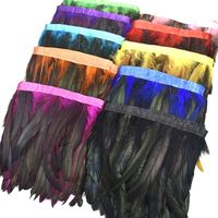 Marine Cock Coque Queue Poulet Coq Plume pour Artisanat DIY Costume Millnery Chapeau Accessoire Fête Carnaval De Mariage Décor