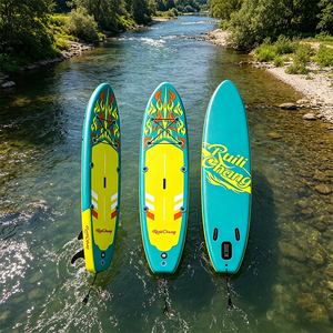 Planche à pagaie <span class=keywords><strong>gonflable</strong></span> économique au design minimaliste, résistante aux déchirures, pour les jeunes utilisateurs de lacs au style épuré - Product Image 1