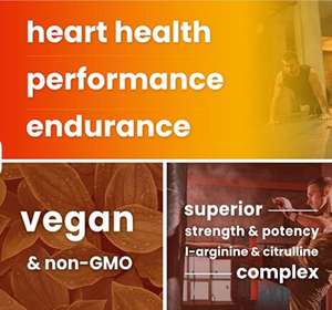 Cápsula Premium de l-arginina para el crecimiento muscular, suplemento de esencia de jengibre, extrafuerte para energía, salud cardíaca, vascularidad y resistencia - Product Image 2