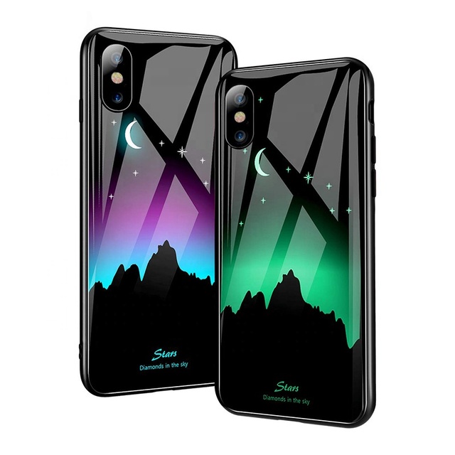 Luminous Case Noctilucent Phone Cover Night Lights Case Glow in the Dark Phone Case
