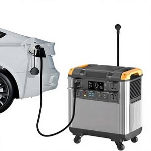 Batterie Externe d'Urgence pour Véhicules Électriques, Chargeurs EV-AC V2L 4032Wh LiFePO4, Compatible Panneau Solaire et Voiture, Stockage d'Énergie Portable Supplémentaire 4000W - Product Image 1