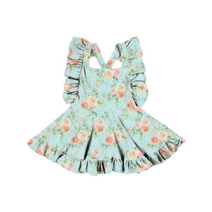 Vestido Tutú para Bebés y Niñas Pequeñas, Modelo BQ-546-YXL, Estilo Vintage, Color Sólido, Sin Mangas, Espalda Descubierta, Bonito Vestido para Niñas - Product Image 4