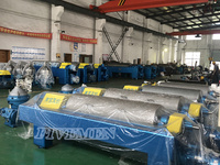 Sentrifugasi Industri Sekrup Horizontal LWS / Sentrifugasi Dekanter Minyak 3 Fase