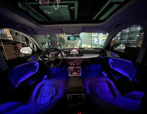 Éclairage d'ambiance intérieur de voiture pour <span class=keywords><strong>Audi</strong></span> A6 A7 C7 Upgrade Light Kit Dashboard Center Console Door Trim decorative light symphony - Product Image 4