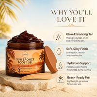 Gel Bronceador OEM de Creación Rápida para un Bronceado Dorado, Acabado Suave y Sedoso, Hidratante, Ligero, Textura No Grasa, Potenciador del Bronceado