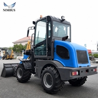 Chargeuse sur pneus diesel haut de gamme NIMBUS 4x4 pour la construction et l'agriculture, support ODM et OEM
