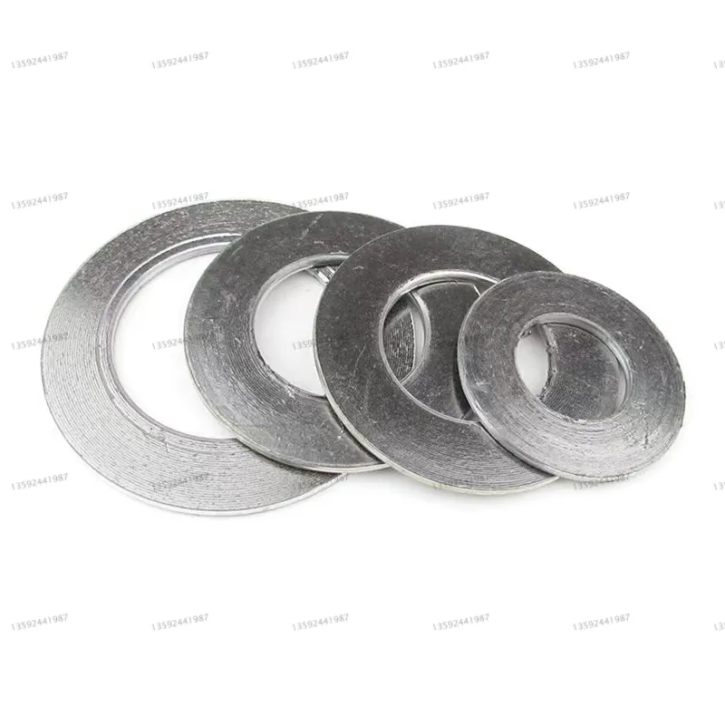 Gasket luka spiral dengan ss304 paking luka spiral grafit